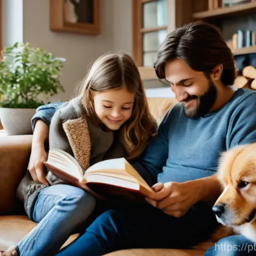 비인간 생명체와의 관계 재설정의 과거와 현재 - **A Heartwarming Family Moment with Beloved Pets:**
Imagine a bright and cozy living room filled...