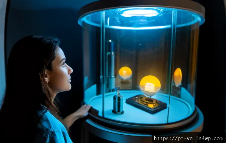 비인간 생명체와의 관계에서의 과학적 탐구 - Photorealistic Brazilian astrobiologist in a modern coastal research station, calmly observing a gen...
